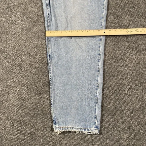 Vintage Y2K Levis 560 Comfort Fit Jeans Mens 36x30 Faded Distressed Light Wash - Picture 10 of 12